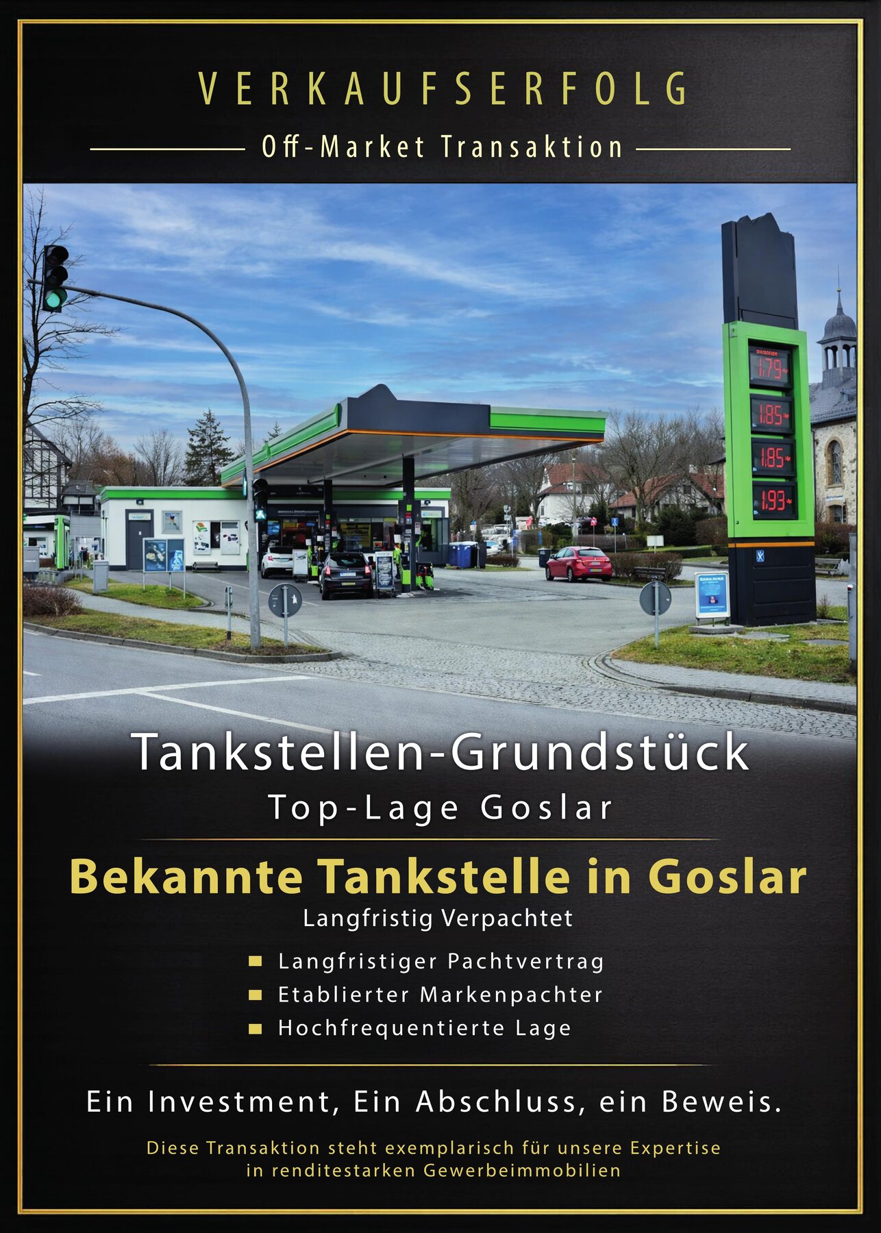 Verkauftes Tankstellengrundstück in Goslar