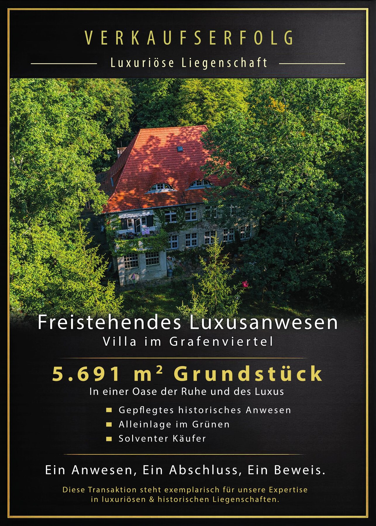 Freistehende Grafenvilla
